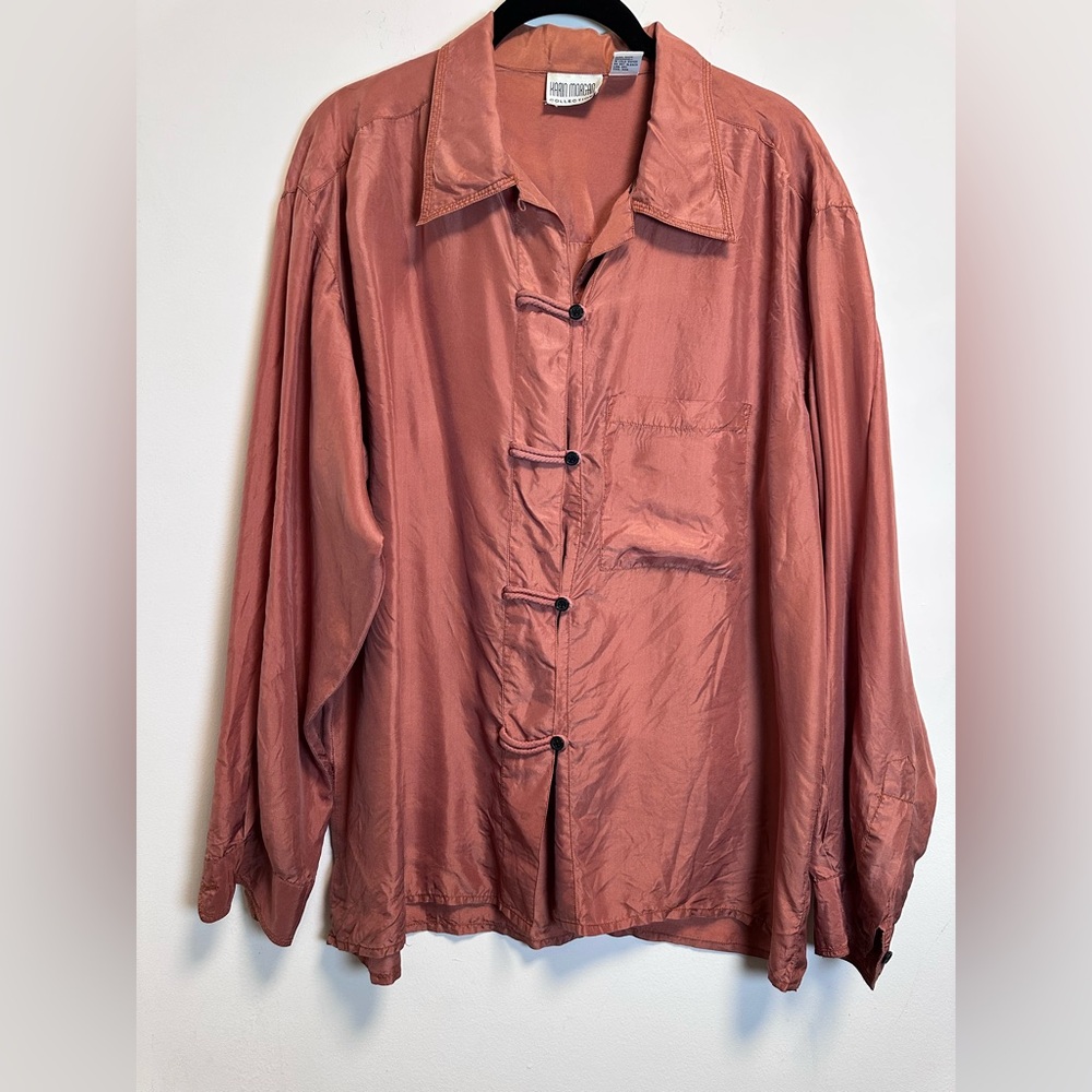 Vintage Karin Morgan Silk Tunic Blouse